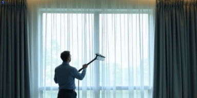 Commercial curtain stain removal service narwee-nsw hotels offices restaurants