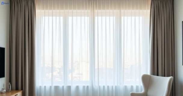 Freshly steam cleaned curtains in narwee-nsw QLD